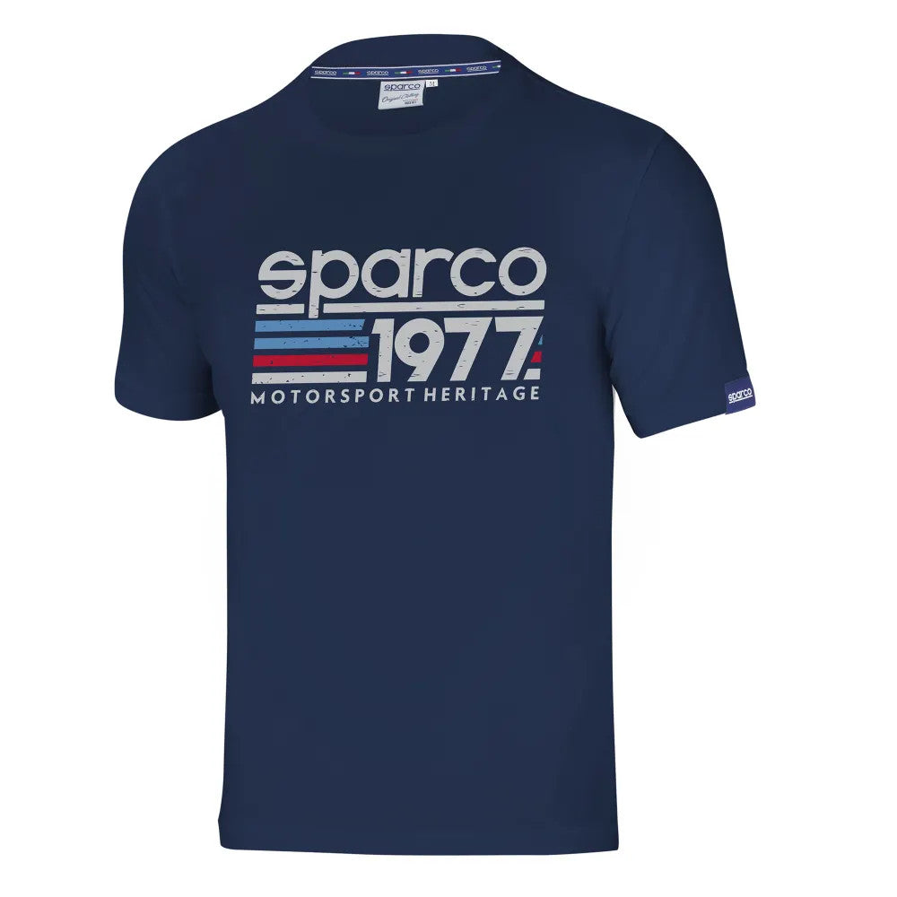T-Shirt Sparco 1977 - Blu Marine