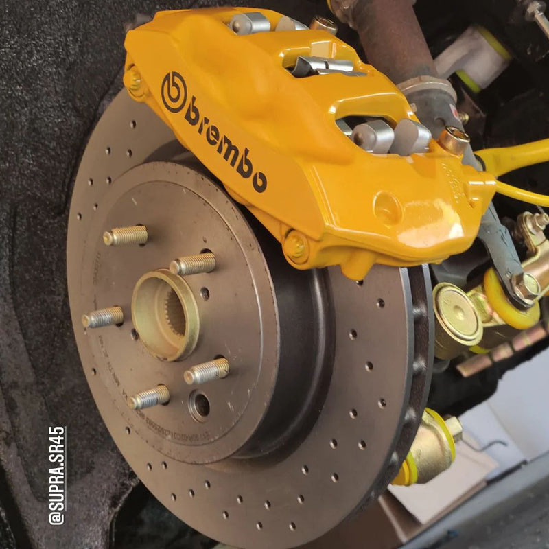 Carica immagine in Galleria Viewer, Kit Adattamento Freni Posteriori Brembo 7P0 per Toyota Supra &amp; Lexus SC300
