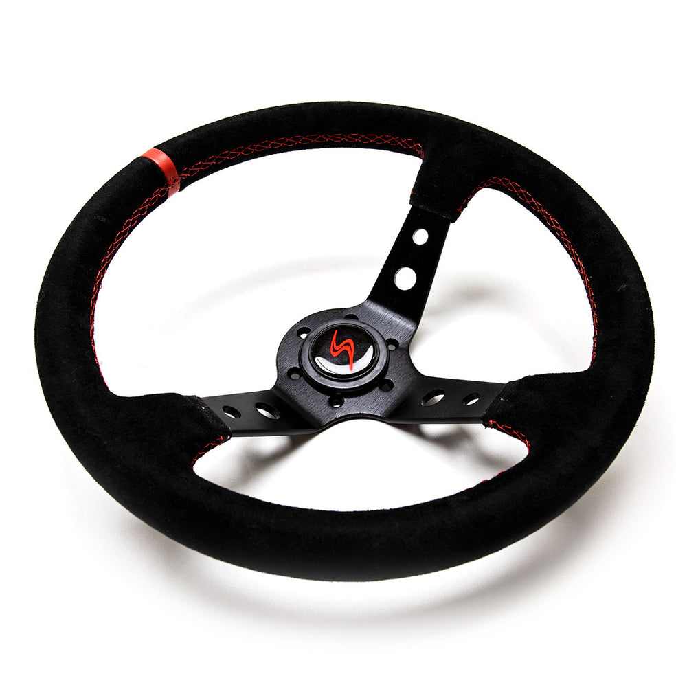Volante a Calice (90 mm), Scamosciato Nero, Razze Nere