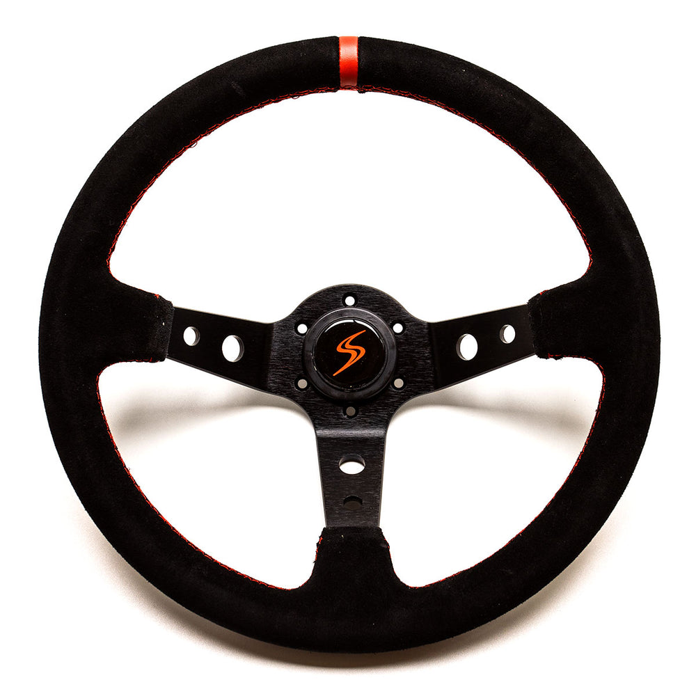 Volante a Calice (90 mm), Scamosciato Nero, Razze Nere