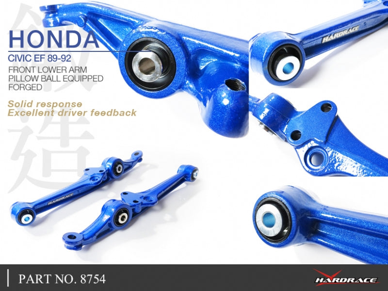 Carica immagine in Galleria Viewer, Bracci Inferiori Anteriori su Uniball Hardrace per Honda CRX ED / EE
