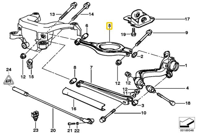 Carica immagine in Galleria Viewer, Tiranti Superiori Posteriori IRP per BMW E36
