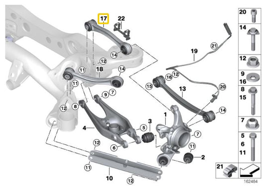 Tiranti Posteriori Regolabili IRP per BMW Serie 1 E8X