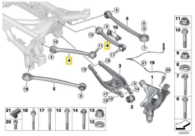 Carica immagine in Galleria Viewer, Tiranti Campanatura Posteriore IRP per BMW M4 F82 / F83
