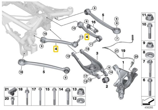 Tiranti Campanatura Posteriore IRP per BMW M4 F82 / F83