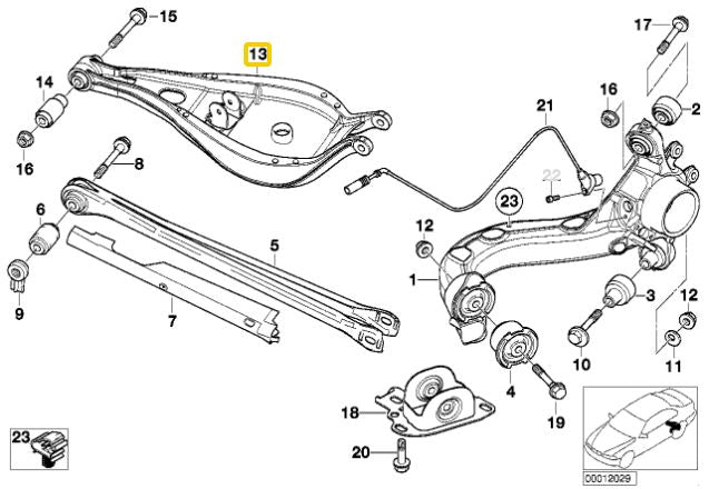 Carica immagine in Galleria Viewer, Tiranti Campanatura Posteriore IRP per BMW E46
