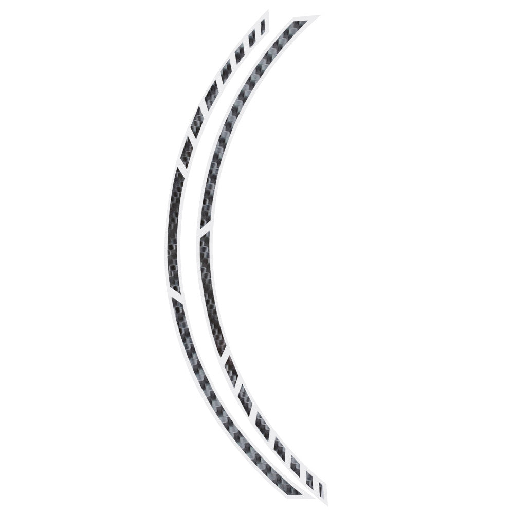 Strisce Adesive per Cerchi Foliatec Racing Effetto Carbonio