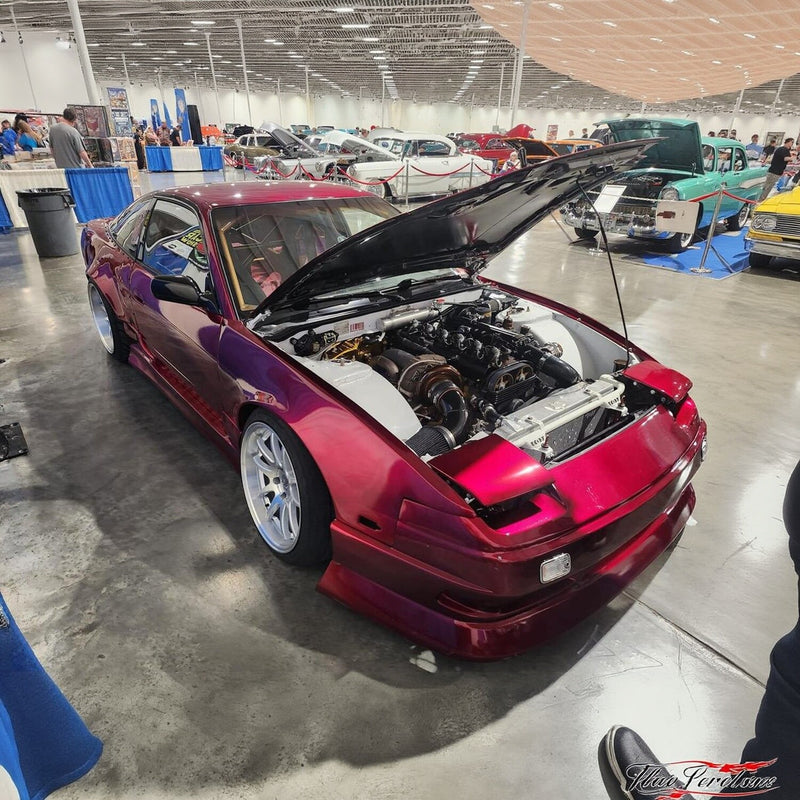 Carica immagine in Galleria Viewer, Parafanghi Anteriori 50 mm KBD Wide Johnnies Style per Nissan 200SX S13 (89-94)
