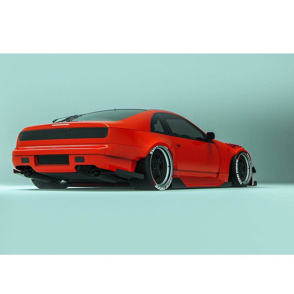 Minigonne KBD PMZ-K V2 per Nissan 300ZX Z32 2+2 (90-96)