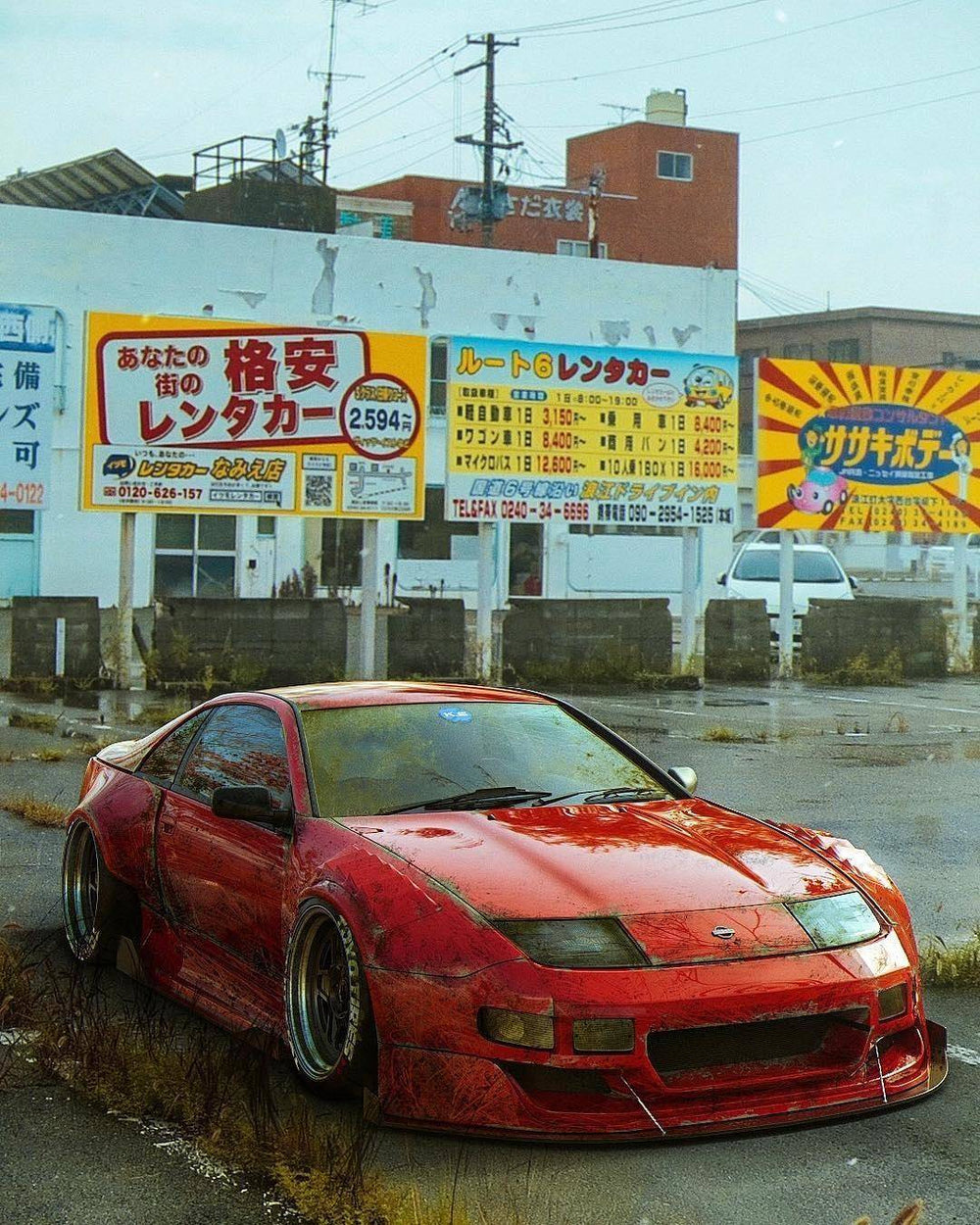 Minigonne KBD PMZ-K V2 per Nissan 300ZX Z32 2+2 (90-96)