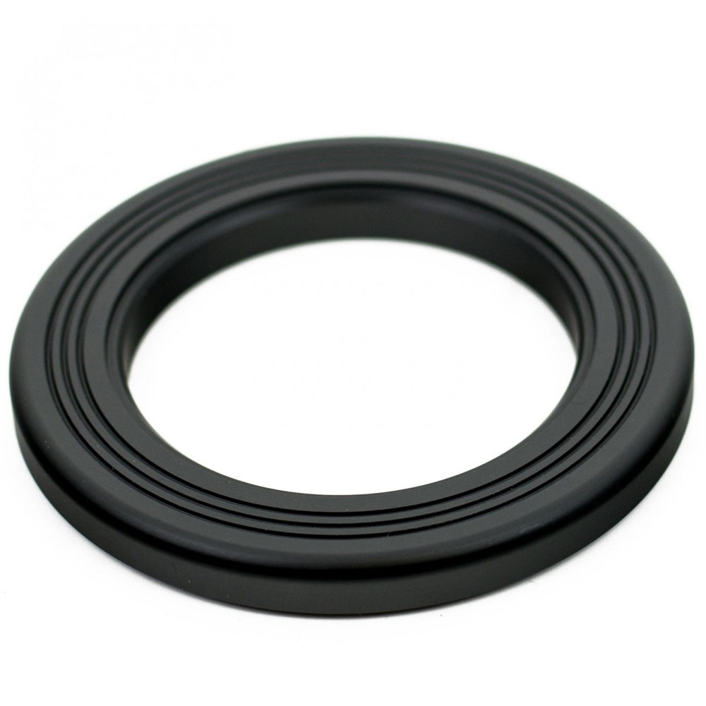 Volante Nardi Classic ND33, Pelle Nera, Razze Nere, Cuciture Grigie, a Calice 40 mm