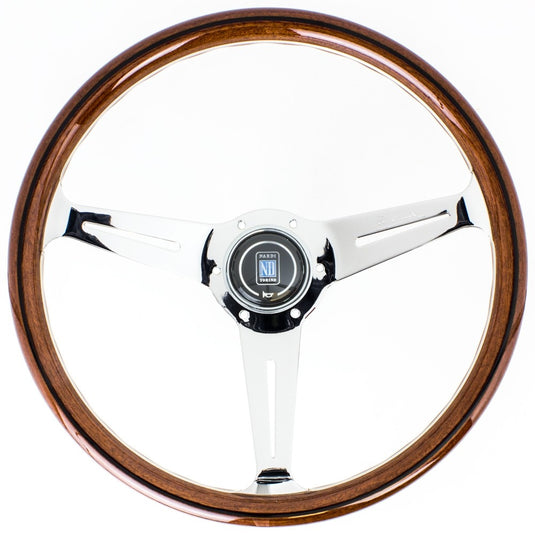 Volante Nardi Classic ND36, Legno, Razze Cromate, a Calice 40 mm