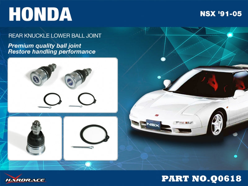 Carica immagine in Galleria Viewer, Snodi Sospensione Inferiori Posteriori Hardrace per Honda NSX NA
