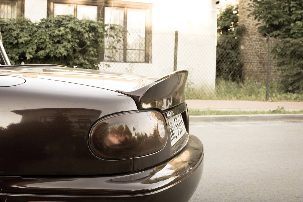 Alettone Stile Ducktail per Mazda MX-5 NA