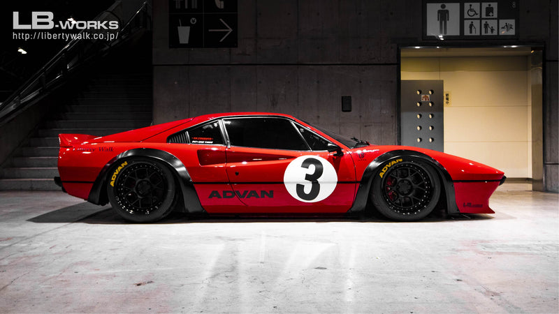 Carica immagine in Galleria Viewer, Kit Carrozzeria Liberty Walk LB Works per Ferrari 308 GTB
