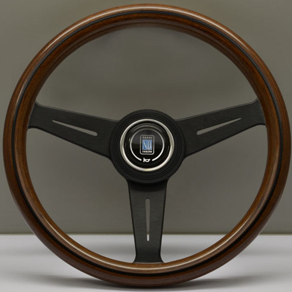 Volante Nardi Classic ND33, Legno, Razze Nere, a Calice 40 mm
