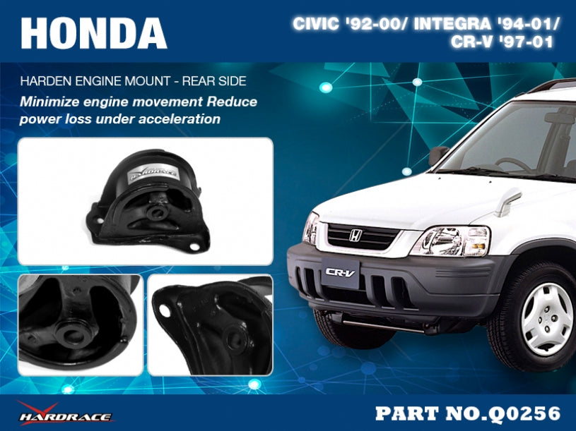 Supporto Motore Posteriore Rinforzato Hardrace per Honda Integra DC (94-01)