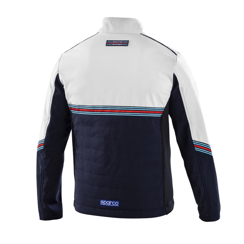 Carica immagine in Galleria Viewer, Giacca Softshell Sparco Martini Racing - Blu Marine / Bianco
