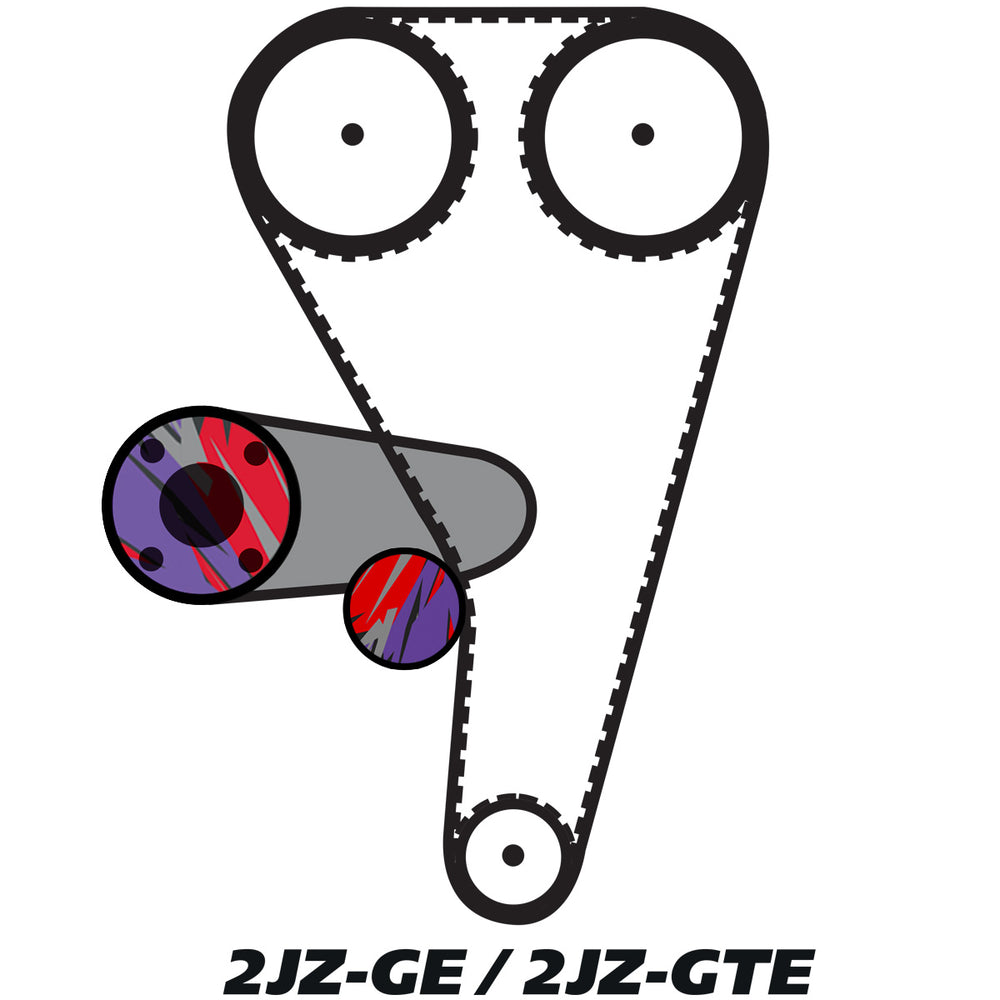 Kit Distribuzione e Pompa Acqua per Motore Toyota 2JZ-G(T)E