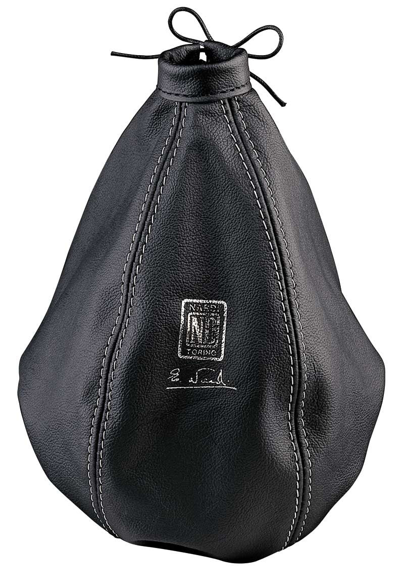 Cuffia Leva Cambio Nardi, Pelle Nera
