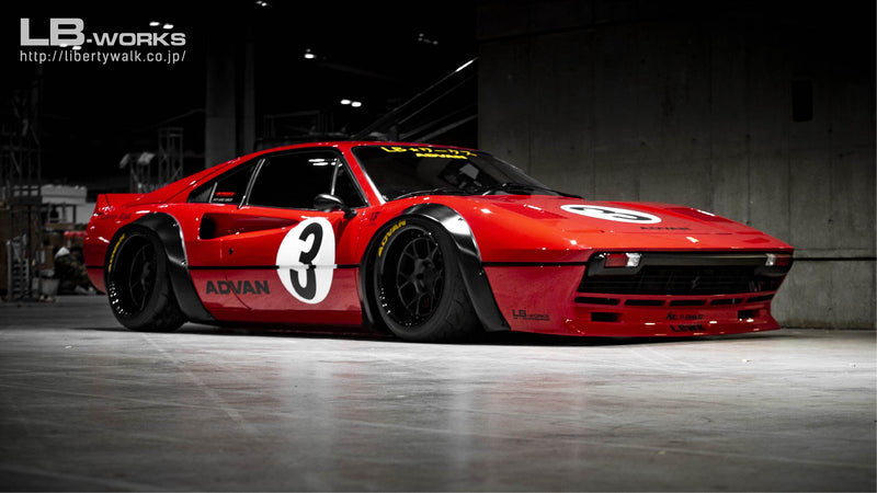 Carica immagine in Galleria Viewer, Kit Carrozzeria Liberty Walk LB Works per Ferrari 308 GTB
