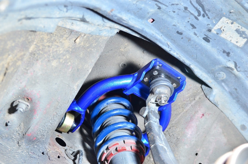 Carica immagine in Galleria Viewer, Bracci Oscillanti Superiori Anteriori Regolabili (Camber Kit) Blu Hardrace per Honda Civic EG / EH / EJ
