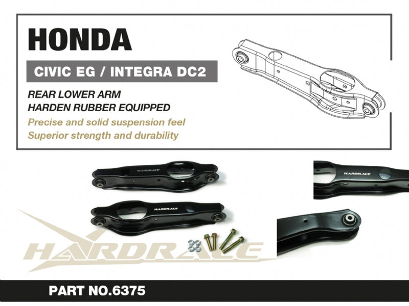 Carica immagine in Galleria Viewer, Bracci Inferiori Posteriori Hardrace per Honda Integra DC (94-01)
