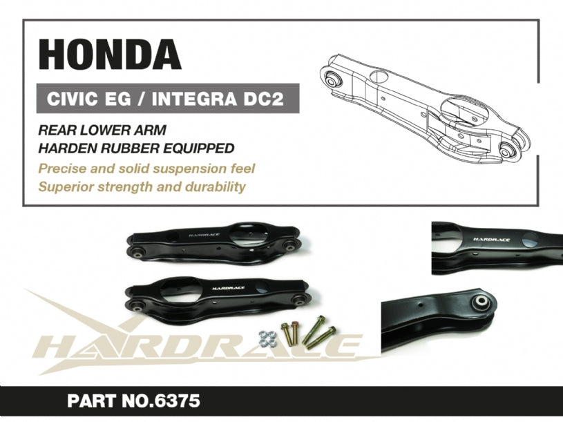 Bracci Inferiori Posteriori Hardrace per Honda CRX ED / EE