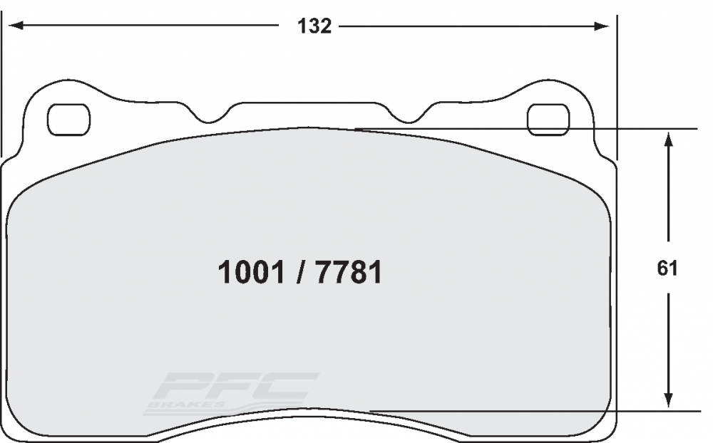 Pastiglie Freno Anteriori PFC 01 per Subaru Impreza WRX STI GH / GR / GV (07-14, Brembo)