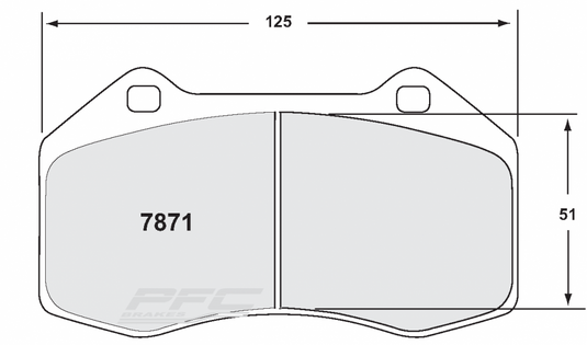 Pastiglie Freno Anteriori PFC Z-Rated per Renault Megane 3 RS