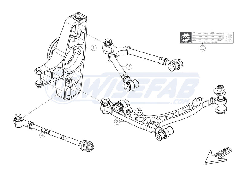 Carica immagine in Galleria Viewer, Kit Anteriore Wisefab "Grip" per Honda S2000
