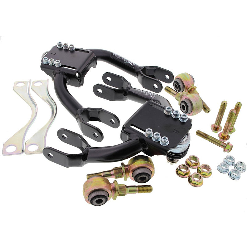 Carica immagine in Galleria Viewer, Bracci Oscillanti Superiori Anteriori Regolabili Neri (Camber Kit) Hardrace per Honda Civic EC / ED / EE
