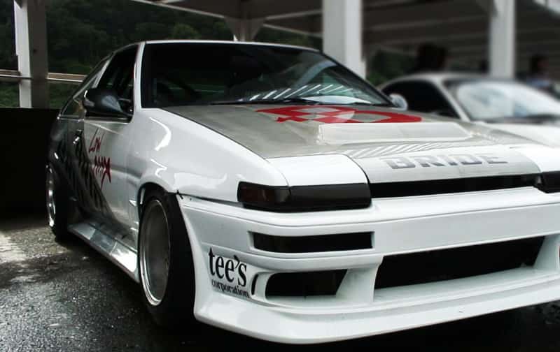 Parafanghi Anteriori Origin Labo "J-Blood" +40mm per Toyota Corolla AE86 Trueno