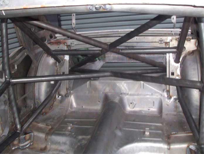 Roll Bar Storico Custom Cages da Saldare per Ford Mustang Notchback - FIA