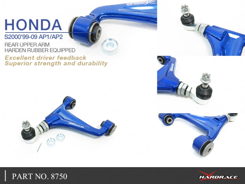 Carica immagine in Galleria Viewer, Bracci Superiori Posteriori Regolabili (Camber Kit) Hardrace per Honda S2000
