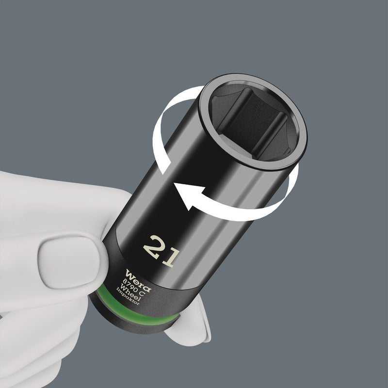Carica immagine in Galleria Viewer, Set di Bussole per Cerchi 1/2" Wera Wheel Impaktor C Set 1
