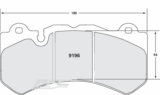 Pastiglie Freno Anteriori PFC 01 per Nissan GT-R