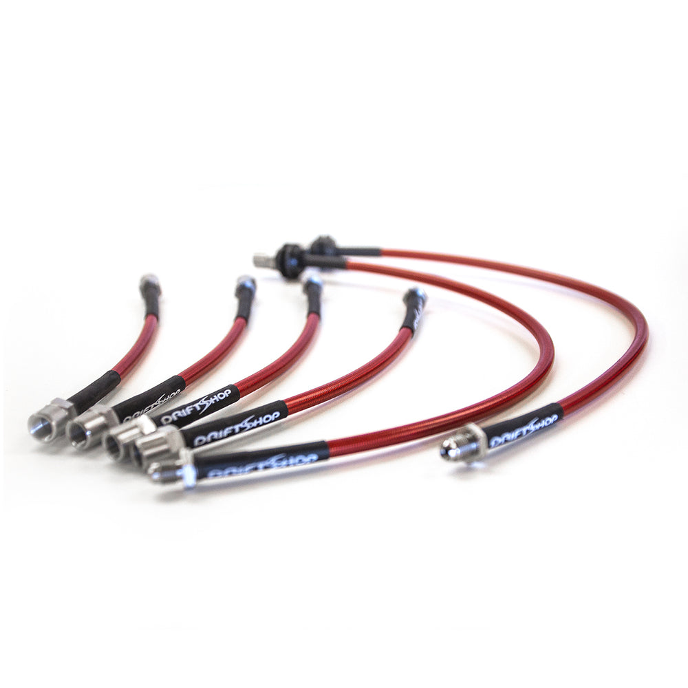 Tubi Freno in Treccia Aeronautici DS per BMW E30