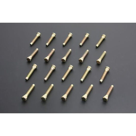 Prigionieri Ruota Lunghi Rinforzati M12x1.5 (confezione da 20) per Mitsubishi Lancer Evo 2 (II)