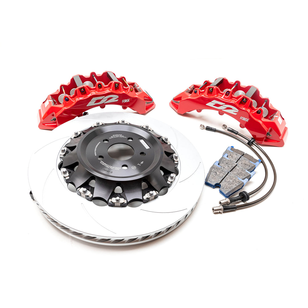 Kit Freni Maggiorati Anteriori D2 12 Pistoncini, 444 mm per Audi RS6 4F (08-10)