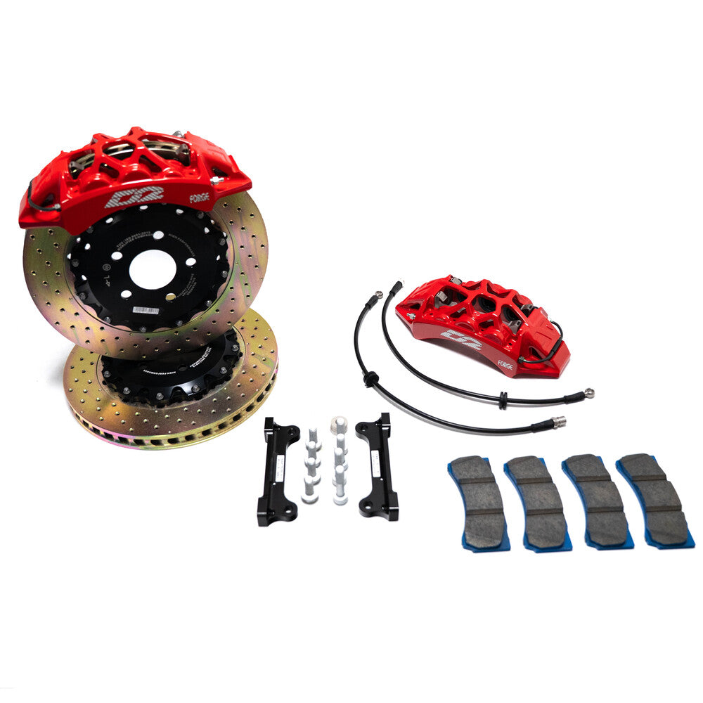 Kit Freni Maggiorati Anteriori + Posteriori D2 Racing per Mercedes A45 AMG