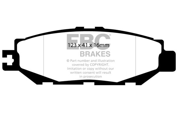 Pastiglie Freno EBC Greenstuff DP21008 per Lexus Soarer, Toyota Soarer e altre