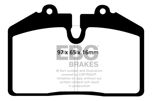 Pastiglie Freno EBC Ultimax DP1013 per Ford Puma