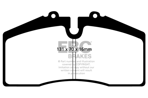 Pastiglie Freno EBC Bluestuff NDX DP51014NDX per Holden Z, Holden VT e altre