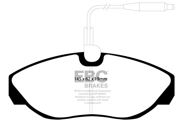 Pastiglie Freno EBC Ultimax DP1024 per Citroen Jumper (Q14), Citroen Relay (Q14) e altre