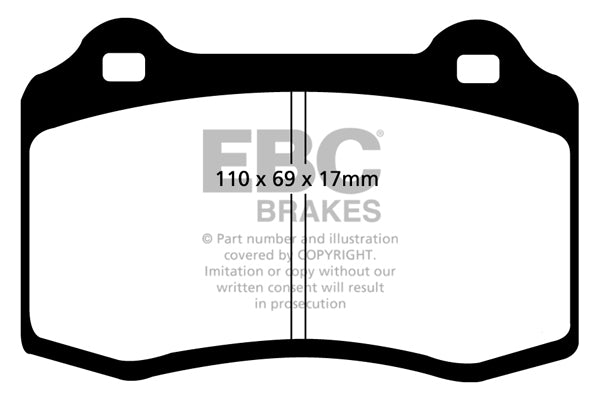 Pastiglie Freno EBC Greenstuff DP21031 per Alfa Romeo GTV, Alfa Romeo Spider e altre