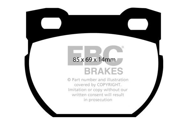 Pastiglie Freno EBC Ultimax DP1033 per Land Rover Defender 110/130