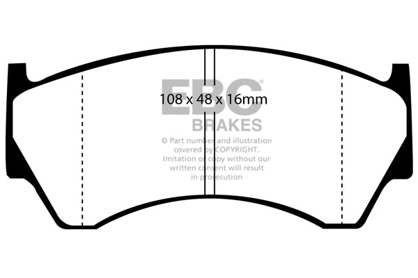 Pastiglie Freno EBC Ultimax DP1044 per Nissan Almera