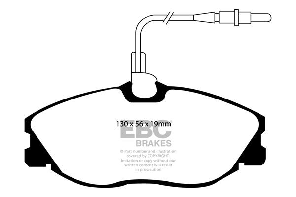 Pastiglie Freno EBC Ultimax DP1047 per Peugeot 406, Peugeot 406 Coupe e altre