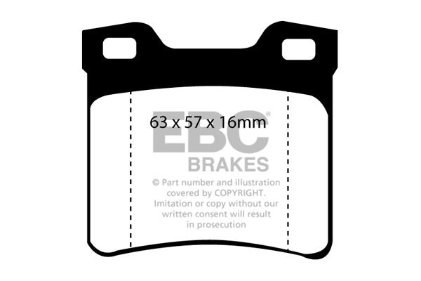 Pastiglie Freno EBC Greenstuff DP21048 per Peugeot 406 e Peugeot 406 Coupe